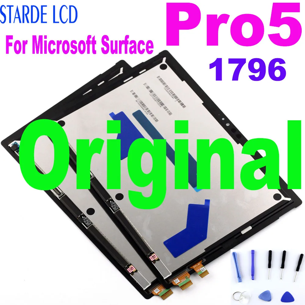 Original Lcd For Microsoft Surface Pro 5 1796 LCD Display Touch Screen Digitizer Assembly LP123WQ1 For Microsoft Surface Pro5 Lc
Original Lcd For Microsoft Surface Pro 5 1796 LCD Display Touch Screen Digitizer Assembly LP123WQ1 For Microsoft Surface Pro5 Lc