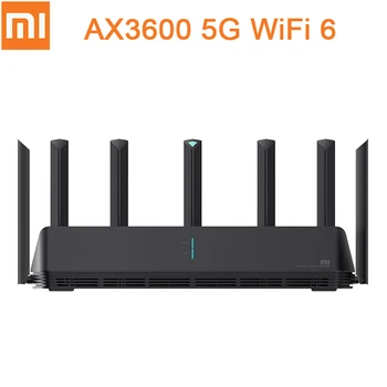 Original Xiaomi AX3600 AIoT Router WiFi 6 Dual-Band 2976Mbs Gigabit Rate WPA3 Security Encryption 5G 802.11ax WiFi PA+LNA 512MB
Original Xiaomi AX3600 AIoT Router WiFi 6 Dual-Band 2976Mbs Gigabit Rate WPA3 Security Encryption 5G 802.11ax WiFi PA+LNA 512MB