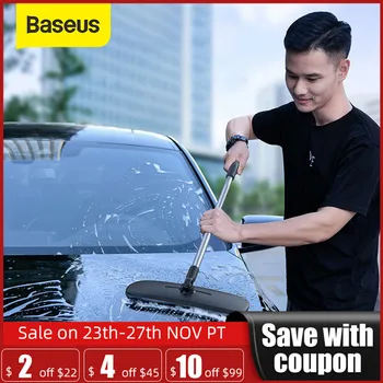 Baseus Microfiber Floor Mop Car Wash Brush Hand-free Vehicle Washing Cleaning Brushes Soft Flat Mop Household Cleaning Tools
Baseus Microfiber Floor Mop Car Wash Brush Hand-free Vehicle Washing Cleaning Brushes Soft Flat Mop Household Cleaning Tools