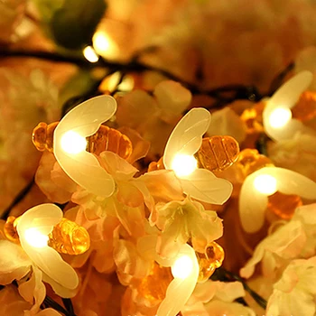 LED Light String Bees Home Deco Lawn Honeybee Lamp Indoor Outdoor Wedding Party Patio Chrismas Pathway Decor Lighting
LED Light String Bees Home Deco Lawn Honeybee Lamp Indoor Outdoor Wedding Party Patio Chrismas Pathway Decor Lighting