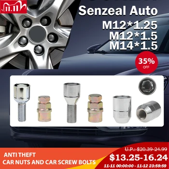 4 Pcs Universal Anti Theft Car Nuts And Car Screw Bolts Alloy Steel Wheel With Key Nut Bolt M12x1.25 M12x1.5 M14x1.5
4 Pcs Universal Anti Theft Car Nuts And Car Screw Bolts Alloy Steel Wheel With Key Nut Bolt M12x1.25 M12x1.5 M14x1.5