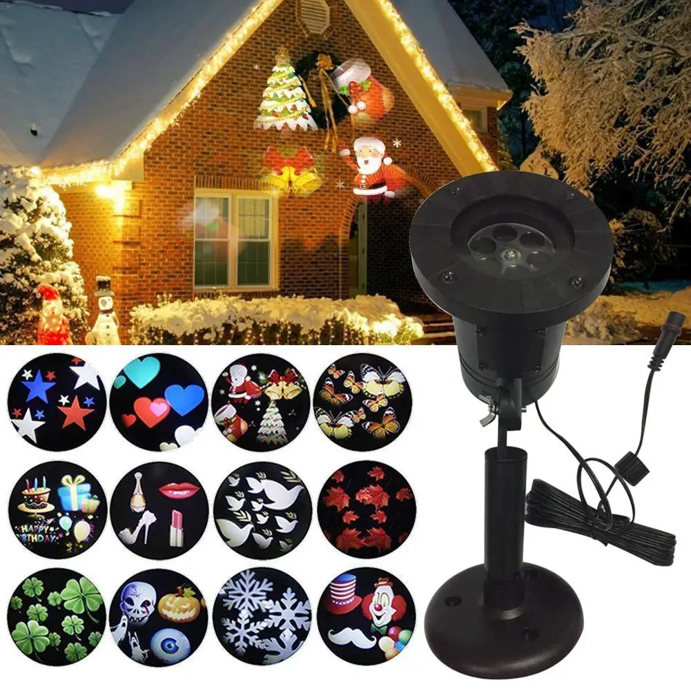 Holiday Light Waterproof Snowflake Patterns 12 Patterns Outdoor Projector Projection Lamp Lawn Logo Light
Holiday Light Waterproof Snowflake Patterns 12 Patterns Outdoor Projector Projection Lamp Lawn Logo Light