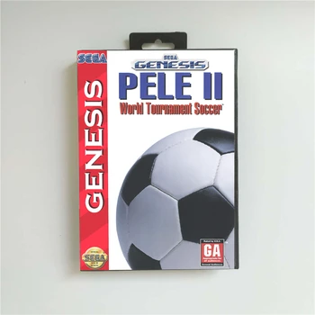 Pele II 2 World Tournament Soccer - USA Cover With Retail Box 16 Bit MD Game Card for Sega Megadrive Genesis Video Game Console 
Pele II 2 World Tournament Soccer - USA Cover With Retail Box 16 Bit MD Game Card for Sega Megadrive Genesis Video Game Console