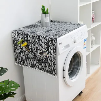 Scale Waves Dark Blue Refrigerator Cover Single Door Dust Cover for Refrigerator Roller Washing Machine Cover Towel
Scale Waves Dark Blue Refrigerator Cover Single Door Dust Cover for Refrigerator Roller Washing Machine Cover Towel