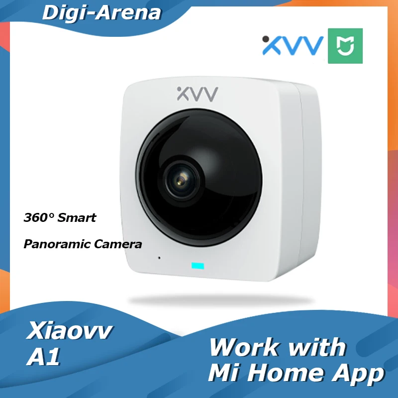 Xiaovv A1 Smart 360 Panoramic IP Camera HD 1080P AI Humanoid Detection Security IR Night Vision Survillance Mini CCTV Camera
Xiaovv A1 Smart 360 Panoramic IP Camera HD 1080P AI Humanoid Detection Security IR Night Vision Survillance Mini CCTV Camera