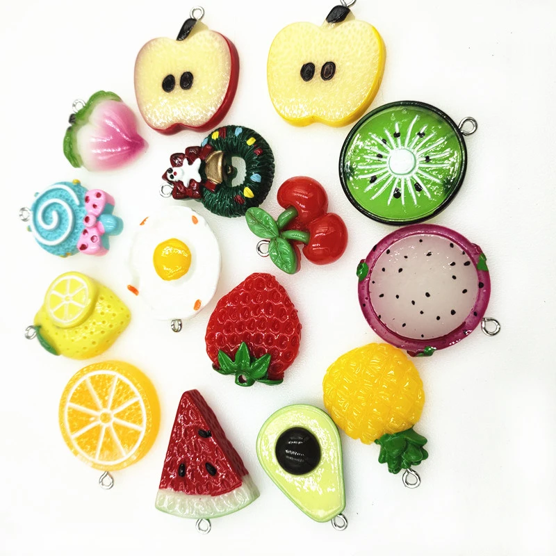 2 pcs DIY Jewelry Accessories Fruit Avocado Heart Apple Christmas Wreath Clay Resin Pendant Earrings Material Cute Pendant
2 pcs DIY Jewelry Accessories Fruit Avocado Heart Apple Christmas Wreath Clay Resin Pendant Earrings Material Cute Pendant