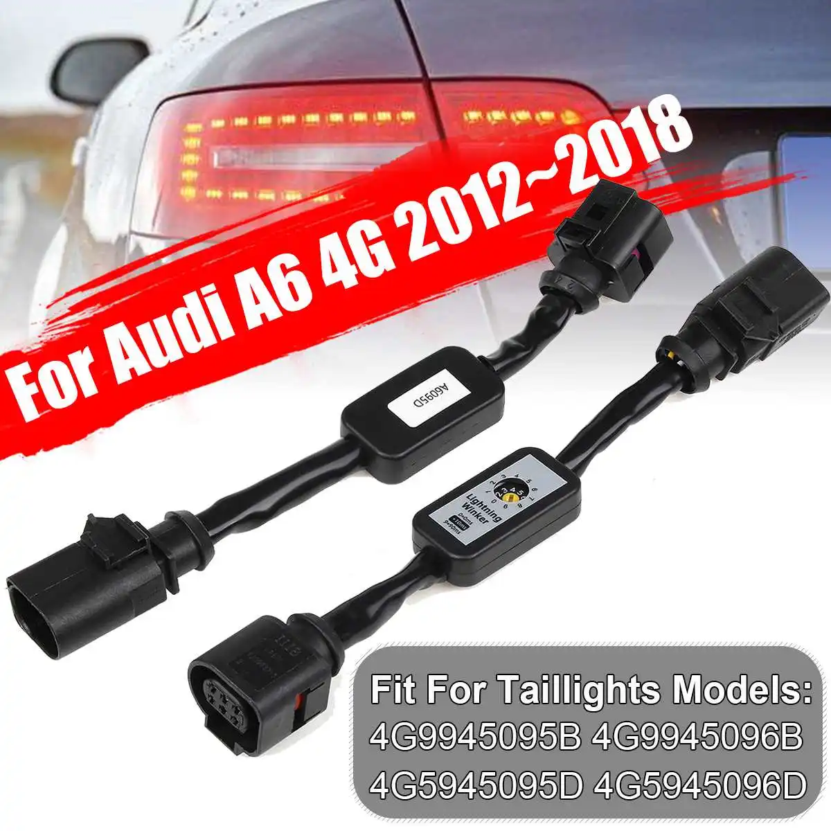 2Pcs Black Dynamic Turn Signal Indicator LED Taillight Add-on Module Cable Wire Harness For Audi A6 4G 2012~2018 Tail Light
2Pcs Black Dynamic Turn Signal Indicator LED Taillight Add-on Module Cable Wire Harness For Audi A6 4G 2012~2018 Tail Light