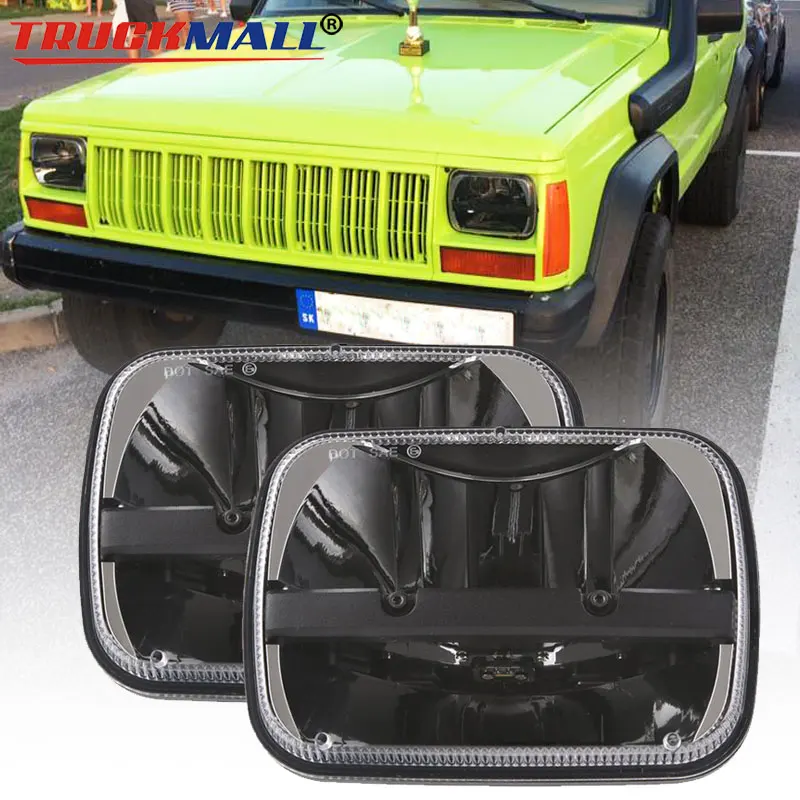 DOT EMARK Approved 5x7Inch LED Headlights with Hi/Lo Beam Sealed Beam Truck Headlamps For Jeep Cherokee XJ Offroad Lamp
DOT EMARK Approved 5x7Inch LED Headlights with Hi/Lo Beam Sealed Beam Truck Headlamps For Jeep Cherokee XJ Offroad Lamp