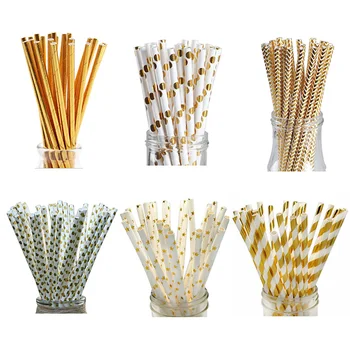 25pcs/set Foil Gold Drinking Paper Straws Birthday Party Wedding Decorative Supplies Home Supplies
25pcs/set Foil Gold Drinking Paper Straws Birthday Party Wedding Decorative Supplies Home Supplies