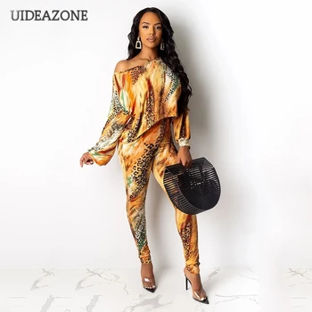 Leopard Print Women Two Piece Set Casual Pullover Elastic Waist Pants Ladies 2Pcs Sets 2 Pieces Suits 2019 Autumn Streetwear 
Leopard Print Women Two Piece Set Casual Pullover Elastic Waist Pants Ladies 2Pcs Sets 2 Pieces Suits 2019 Autumn Streetwear