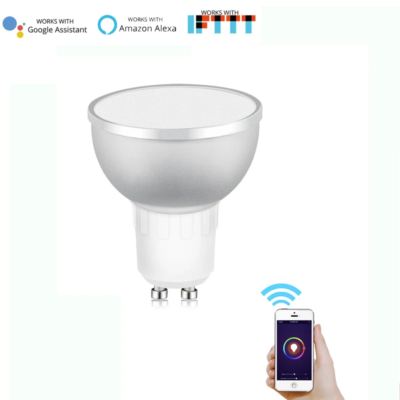 WiFi Smart LED Light Bulb 5W RGBCW 2700-6500k Warm White Daylight Multicolor Work With Alexa Google Home IFTTT
WiFi Smart LED Light Bulb 5W RGBCW 2700-6500k Warm White Daylight Multicolor Work With Alexa Google Home IFTTT
