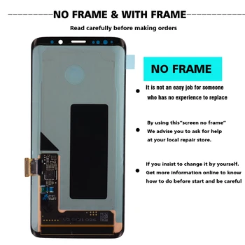 ORIGINAL SUPER AMOLED Replacement for SAMSUNG Galaxy S9 LCD Touch Screen Digitizer with Frame S9 Plus LCD G960 G965 with Frame
ORIGINAL SUPER AMOLED Replacement for SAMSUNG Galaxy S9 LCD Touch Screen Digitizer with Frame S9 Plus LCD G960 G965 with Frame