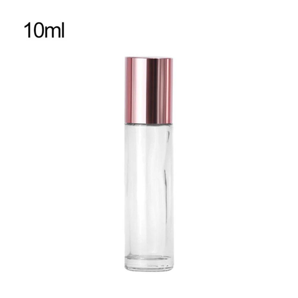 Gruba szklana rolka na butelkę o pojemności 10 ml z kulą ze stali nierdzewnej - idealna do aromaterapii i wielokrotnego napełniania - Wianko - 7