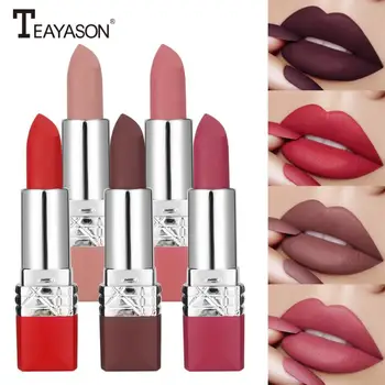 TEAYASON 12 Colors Matte Lipsticks Waterproof Matte Lipstick Lip Sticks Cosmetic Easy to Wear Matte Makeup Lip stick
TEAYASON 12 Colors Matte Lipsticks Waterproof Matte Lipstick Lip Sticks Cosmetic Easy to Wear Matte Makeup Lip stick