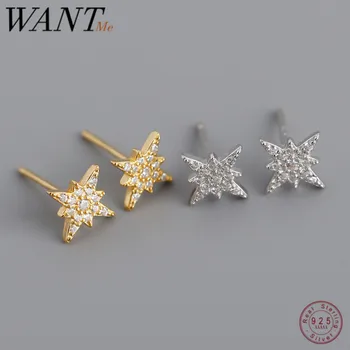 WANTME Genuine 925 Sterling Silver Stylish Octagonal Glitter Star Stud Earrings for Women Pave CZ Party Jewelry Accessory Gift
WANTME Genuine 925 Sterling Silver Stylish Octagonal Glitter Star Stud Earrings for Women Pave CZ Party Jewelry Accessory Gift