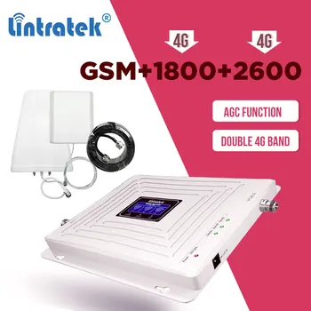 Lintratek 900 1800 2600mhz GSM 2G 3G 4G repeater cellular amplifier GSM 900mhz DCS 1800mhz LTE 2600mhz signal booster set AGC 7
Lintratek 900 1800 2600mhz GSM 2G 3G 4G repeater cellular amplifier GSM 900mhz DCS 1800mhz LTE 2600mhz signal booster set AGC 7