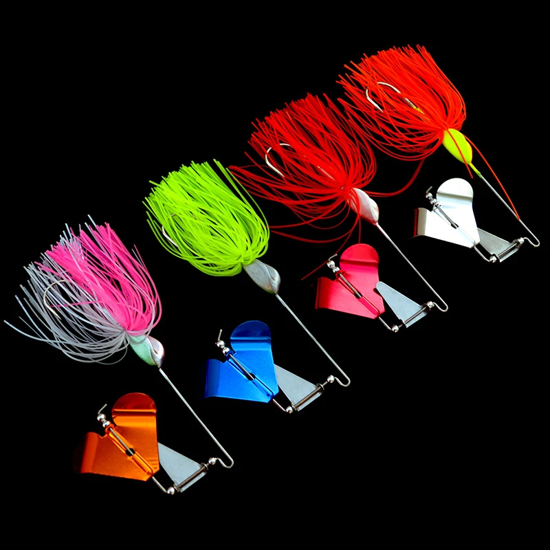 Blades Rubber Jigs 1 Piece Silicone Skirts Spinnerbait Fishing Lure Metal Jig Head Buzzbait with Blades 11cm 21g
Blades Rubber Jigs 1 Piece Silicone Skirts Spinnerbait Fishing Lure Metal Jig Head Buzzbait with Blades 11cm 21g