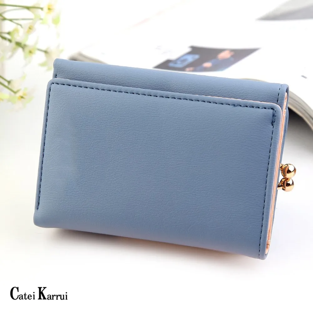 Catei Karrui Short wallet ladies small wallet Korean version coin purse multi-card bit tri-fold wallet women personalized purses
Catei Karrui Short wallet ladies small wallet Korean version coin purse multi-card bit tri-fold wallet women personalized purses