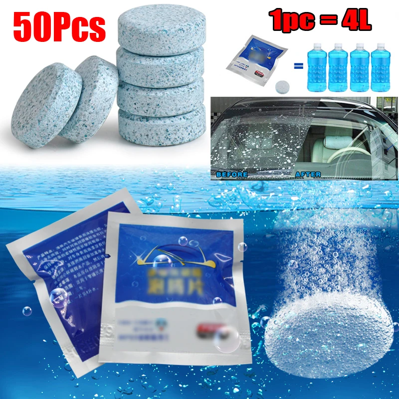 Durable And Practical To Use 50* Car Windshield Glass Wash Cleaning Concentrated Effervescent Tablet Washer
Durable And Practical To Use 50* Car Windshield Glass Wash Cleaning Concentrated Effervescent Tablet Washer