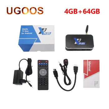 Ugoos X3 Plus Set Top Box Android 9.0 CPU S905X3 Media Player 4GB DDR4 64G ROM 2.4G/5G WiFi 1000M 4K Smart Tv Box New
Ugoos X3 Plus Set Top Box Android 9.0 CPU S905X3 Media Player 4GB DDR4 64G ROM 2.4G/5G WiFi 1000M 4K Smart Tv Box New