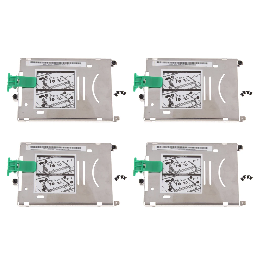 4 Packs Premium Hard Drive HDD SSD Caddy / Enclosure Bay For HP ZBook 15 ZBOOK 17 G1 G2 4 Packs Premium Hard Drive HDD SSD Caddy / Enclosure Bay For HP ZBook 15 ZBOOK 17 G1 G2