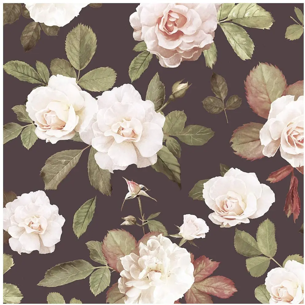 LUCKYYJ Retro Peony Floral Peel and Stick Wallpaper Removable Brown/Green/White/Red Vinyl Self Adhesive Decoration Contact Paper
LUCKYYJ Retro Peony Floral Peel and Stick Wallpaper Removable Brown/Green/White/Red Vinyl Self Adhesive Decoration Contact Paper