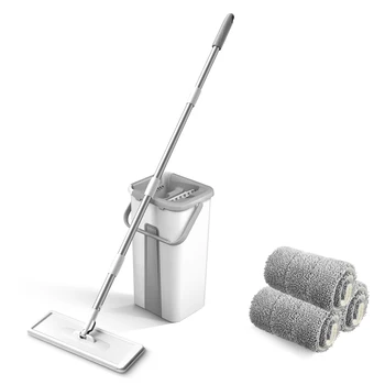 Professional Microfiber Mop for Wash Floor Cleaning Mop with Bucket Hand Free For Hardwood Tile Laminate Stone Floor Cleaning
Professional Microfiber Mop for Wash Floor Cleaning Mop with Bucket Hand Free For Hardwood Tile Laminate Stone Floor Cleaning