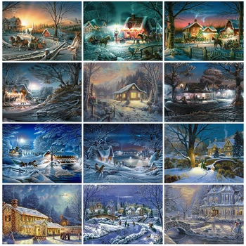 Evershine Diamond Embroidery House Rhinestones Diamond Painting Kit Winter Full Drill Mosaic Cross Stitch Landscape Wall Decor
Evershine Diamond Embroidery House Rhinestones Diamond Painting Kit Winter Full Drill Mosaic Cross Stitch Landscape Wall Decor