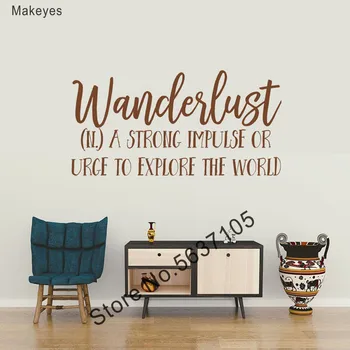 Makeyes Traveller Wall Sticker Quotes Wanderlust Wall Decals Art Design Wall Decor Home Room Decoration Vinyl House Decal Q188
Makeyes Traveller Wall Sticker Quotes Wanderlust Wall Decals Art Design Wall Decor Home Room Decoration Vinyl House Decal Q188