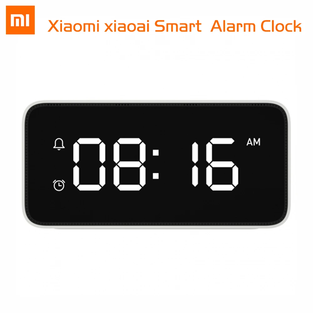 Original Xiaomi Xiaoai Smart Alarm Clock Voice Broadcast Clock ABS Table Dersktop Clocks AutomaticTime Calibration Mi Home App
Original Xiaomi Xiaoai Smart Alarm Clock Voice Broadcast Clock ABS Table Dersktop Clocks AutomaticTime Calibration Mi Home App