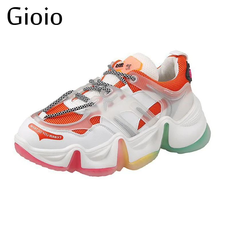 Gioio Dazzle color breathable Women Colored Female Shoes fashion sports casual shoe trend thick sole Running Sneakers
Gioio Dazzle color breathable Women Colored Female Shoes fashion sports casual shoe trend thick sole Running Sneakers