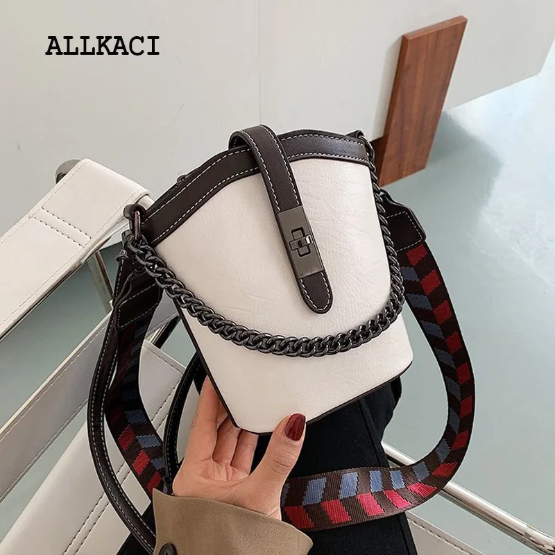 ALLKACI Small PU Bucket Bags For Women 2020 Crossbody Bags Lady Travel Purses and Handbags Daily Female Shoulder Simple Bag 5051 
ALLKACI Small PU Bucket Bags For Women 2020 Crossbody Bags Lady Travel Purses and Handbags Daily Female Shoulder Simple Bag 5051