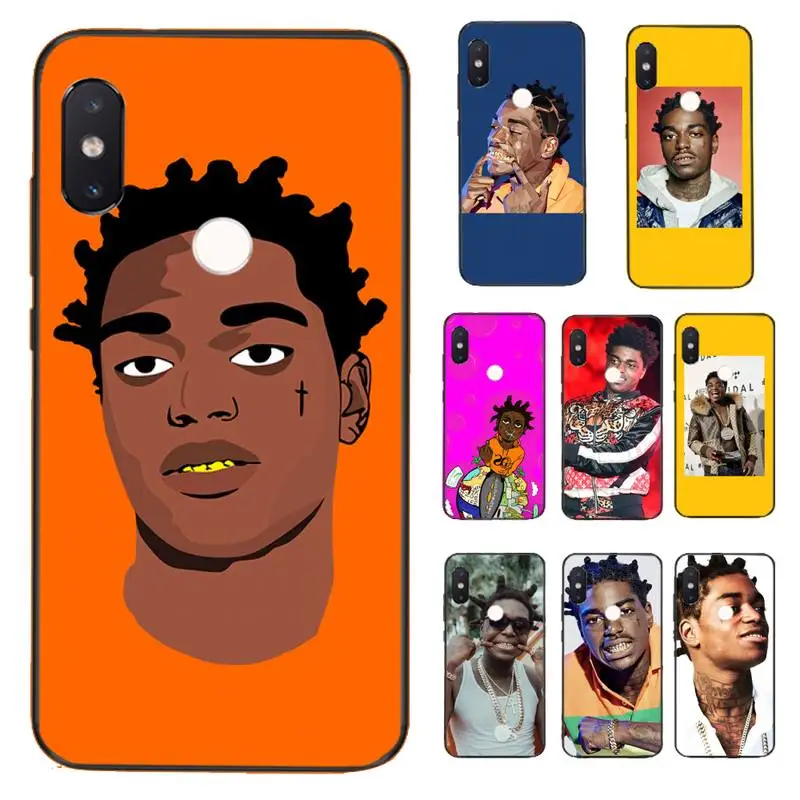 FHNBLJ Kodak Black Rapper Shell Phone Case for Xiaomi Redmi 5 5Plus 6 6A 4X 7 7A 8 8A 9 Note 5 5A 6 7 8 8Pro 8T 9