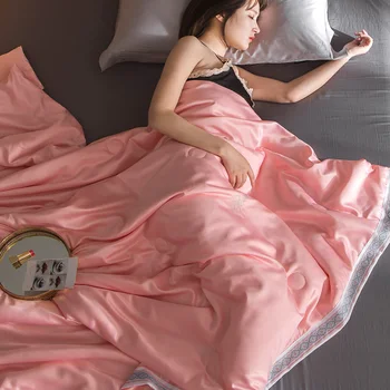 HOT Tencel Washed Silk Quilt Smooth Blankets Solid Comforter Duvet king queen summer Air Condition Breathable Delicate and silky
HOT Tencel Washed Silk Quilt Smooth Blankets Solid Comforter Duvet king queen summer Air Condition Breathable Delicate and silky