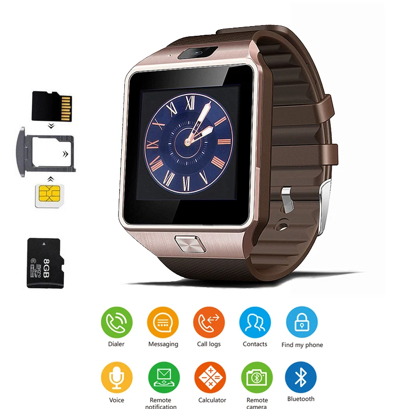 New Listing Call Smart Watch Clock SIM Card Plug Push Message Bluetooth Connection Android Phone Camera Smart Watch Men's Watch
New Listing Call Smart Watch Clock SIM Card Plug Push Message Bluetooth Connection Android Phone Camera Smart Watch Men's Watch