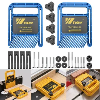 Extended Feather Loc Board Set Double Featherboards Miter Gauge Slot Woodworking Tools for Engraving Machine Circular Saw Table
Extended Feather Loc Board Set Double Featherboards Miter Gauge Slot Woodworking Tools for Engraving Machine Circular Saw Table