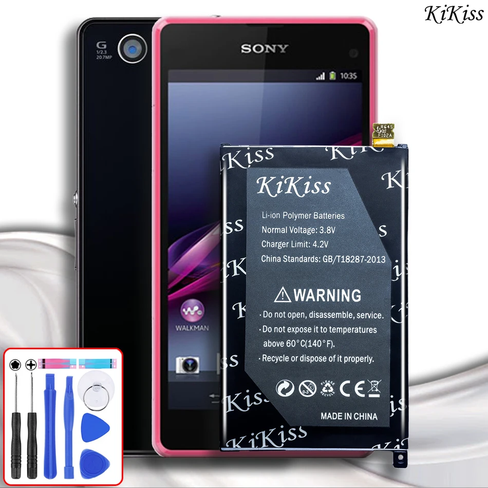 Original KiKiss Replacement Battery For SONY Xperia Z1 mini Xperia Z1 Compact D5503 M51w LIS1529ERPC Phone Battery 2300mAh
Original KiKiss Replacement Battery For SONY Xperia Z1 mini Xperia Z1 Compact D5503 M51w LIS1529ERPC Phone Battery 2300mAh