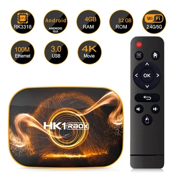 Smart TV Box Android 10.0 4GB RAM 32GB ROM TV BOX 4K Media Player USB3.0 Set Top Box for Netflix Youtube
Smart TV Box Android 10.0 4GB RAM 32GB ROM TV BOX 4K Media Player USB3.0 Set Top Box for Netflix Youtube
