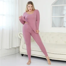 DOIB Thermal Underwear Suit Female Long Johns Plus Warm Traceless Pajamas Set Winter Intimate Seamless Suit
DOIB Thermal Underwear Suit Female Long Johns Plus Warm Traceless Pajamas Set Winter Intimate Seamless Suit
