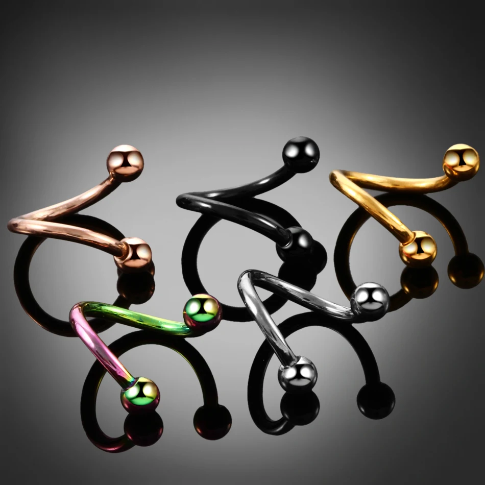 1PC Titanium Tragus Piercing Nariz Nose Earring Septum Labret Lip Ring Cartilage Industrial Tongue Barbells Eyebrow Body Jewelry 1PC Titanium Tragus Piercing Nariz Nose Earring Septum Labret Lip Ring Cartilage Industrial Tongue Barbells Eyebrow Body Jewelry