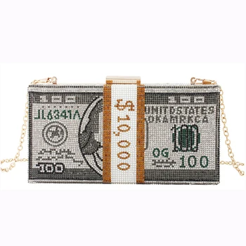 Women Diamond Evening Bag Crystal Design Boxy Clutch Handbag with Chain Shoulder Strap Bags Rhinestone for Party 2020 New
Women Diamond Evening Bag Crystal Design Boxy Clutch Handbag with Chain Shoulder Strap Bags Rhinestone for Party 2020 New