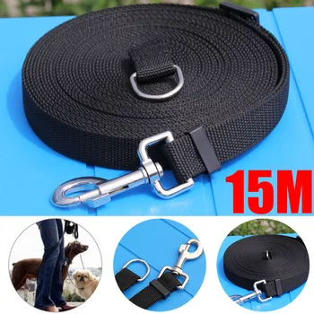 1PC Pet Dog Puppy Training Lead Leash Belt Adjustable Harness Lead 15m 50ft Long Obedience Recall Black Pet Products
1PC Pet Dog Puppy Training Lead Leash Belt Adjustable Harness Lead 15m 50ft Long Obedience Recall Black Pet Products
