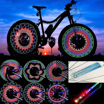 Bicycle Wheels Lights 32LED Spokes Light Double-Sided Colorful Bike Warning Lamp Multi-Pattern Bicycle Hot Cycling Equipment
Bicycle Wheels Lights 32LED Spokes Light Double-Sided Colorful Bike Warning Lamp Multi-Pattern Bicycle Hot Cycling Equipment