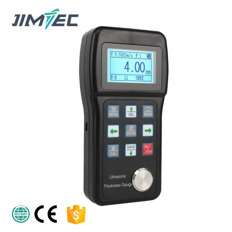 Through Paint Coating Ultrasonic Thickness Gauge Metals Plastic Ceramics Composites Glass Digital Thickness Meter Tools 3-40mm
Through Paint Coating Ultrasonic Thickness Gauge Metals Plastic Ceramics Composites Glass Digital Thickness Meter Tools 3-40mm