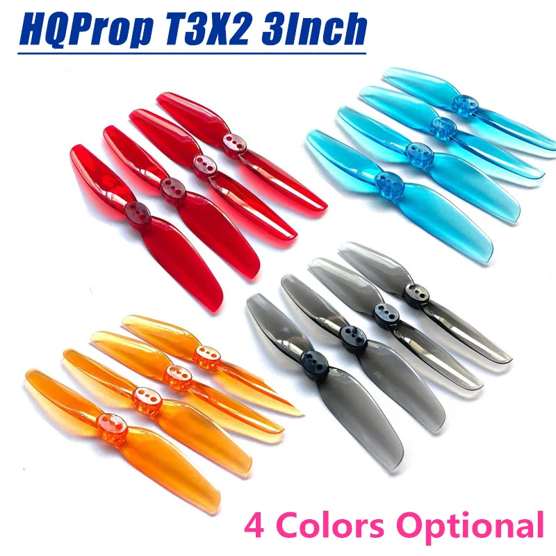 2 Pairs HQProp T3X2 3Inch Propeller 2-Blade for 1104 1105 Brushless Motor FPV Racing Quadcopter Mini Drone Toothpick Frame
2 Pairs HQProp T3X2 3Inch Propeller 2-Blade for 1104 1105 Brushless Motor FPV Racing Quadcopter Mini Drone Toothpick Frame
