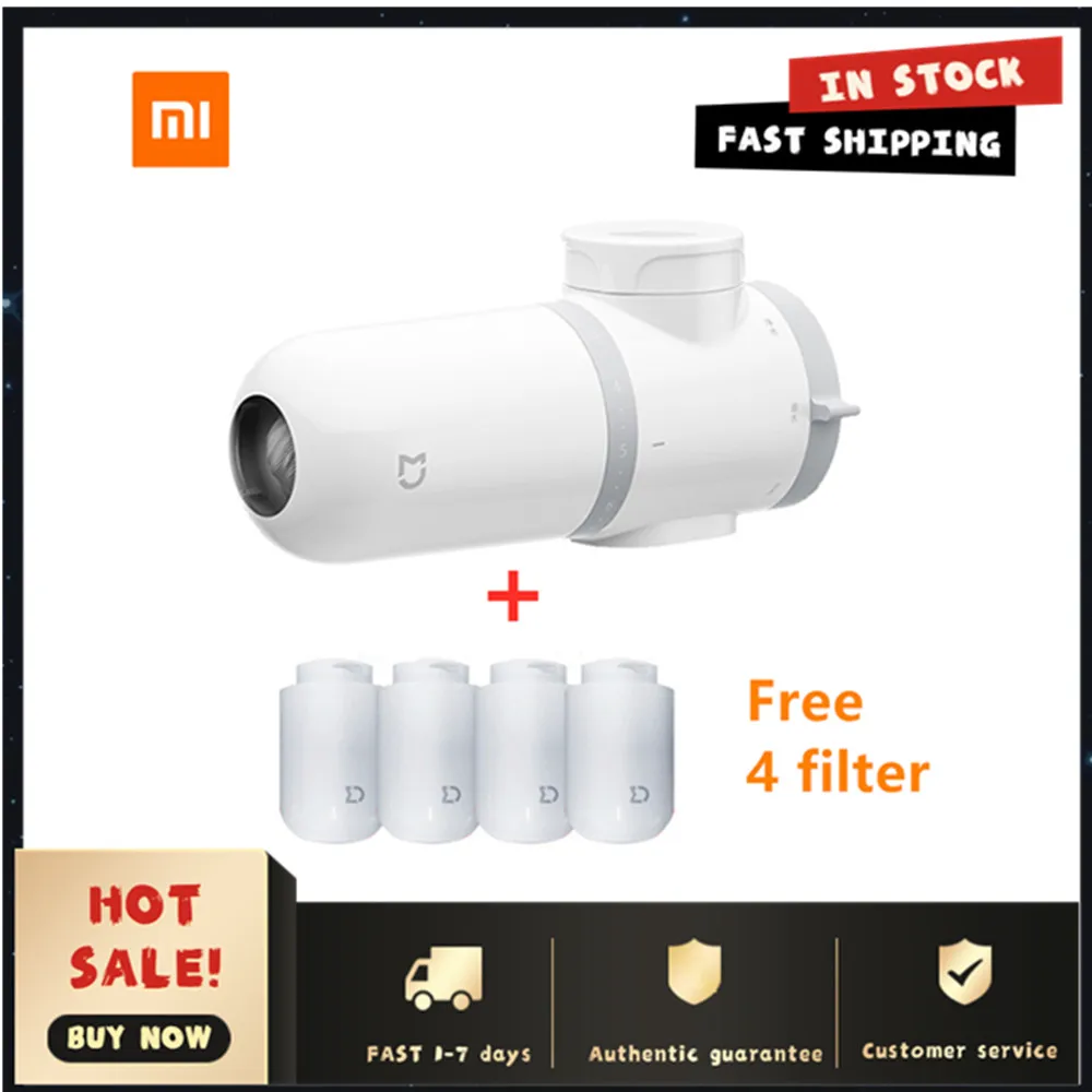 Xiaomi Mijia Faucet Purifier Water Kitchen Mini Water Filter Gourmet Faucet Fixture Purification System Kitchen Tap Accessories
Xiaomi Mijia Faucet Purifier Water Kitchen Mini Water Filter Gourmet Faucet Fixture Purification System Kitchen Tap Accessories