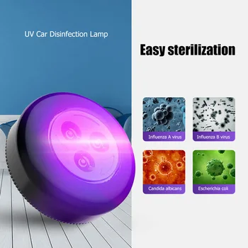 Portable Car Mini UV LED Sterilization Light Household Ultraviolet Disinfection Germicidal Lamp 
Portable Car Mini UV LED Sterilization Light Household Ultraviolet Disinfection Germicidal Lamp