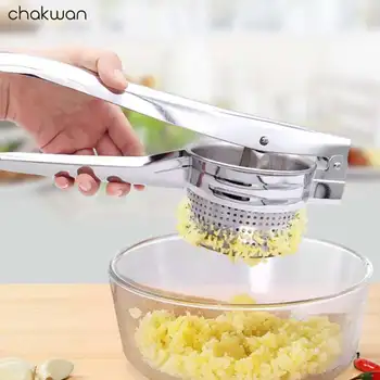 1pc Stainless Steel Potato Masher Vegetable Fruit Press Maker Garlic Presser Multi-function cooking Vegetable Tools Chopper
1pc Stainless Steel Potato Masher Vegetable Fruit Press Maker Garlic Presser Multi-function cooking Vegetable Tools Chopper