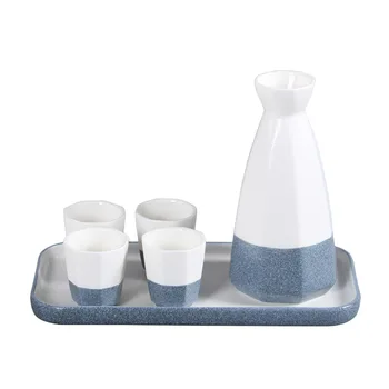 Art Japan Snow Glaze Ceramic Sake Wine Sets 285ml Jug Octagonal-Shaped 35ml Cup with Tray Dispenser Bistro Bar Drinkware Flask
Art Japan Snow Glaze Ceramic Sake Wine Sets 285ml Jug Octagonal-Shaped 35ml Cup with Tray Dispenser Bistro Bar Drinkware Flask