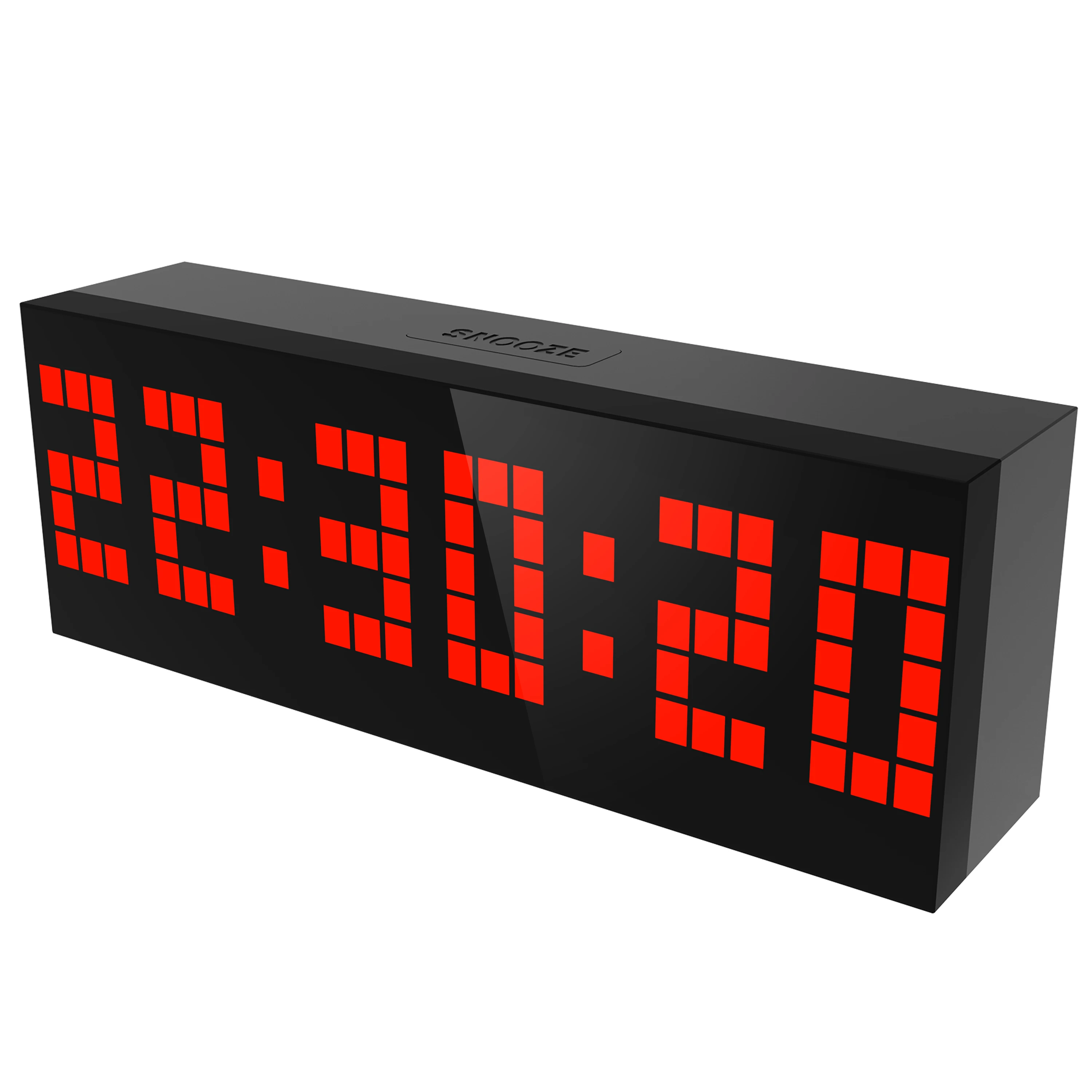 

Best selling 2019 products kitchen clock reloj despertador digital led zegar ścienny reloj digital pared sveglia
